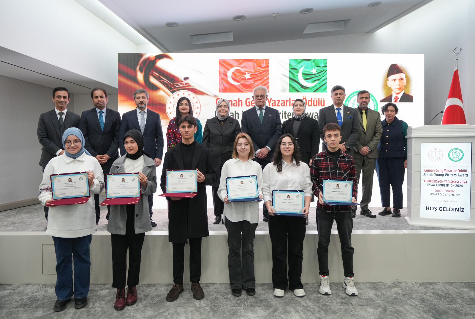Prize Distribution Ceremony for 7th Jinnah Young Writers Award Held in Ankara